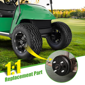 10L0L Golf Cart columbia brake drum assembly for 4-cycle models.
