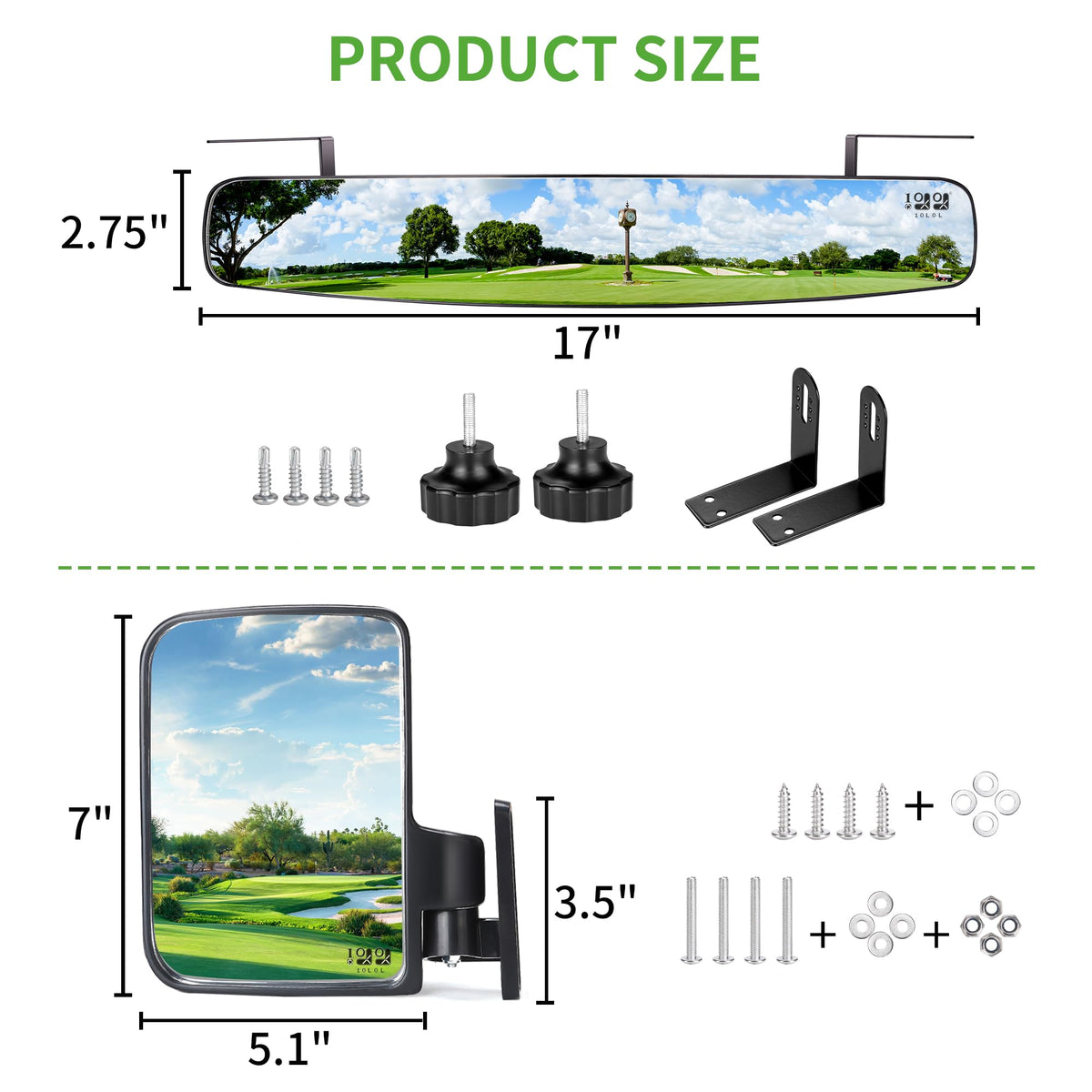 10L0L complete kit contents simplify upgrading your golf cart