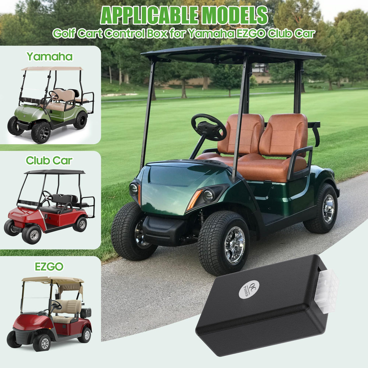 10L0L golf cart controller Club Car Precedent shows broad compatibility.
