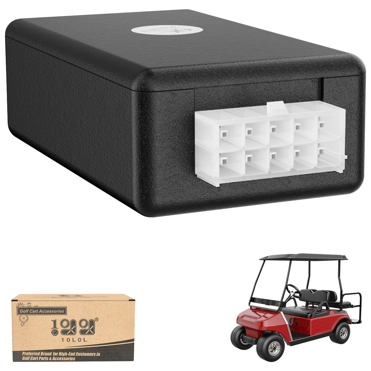 10L0L golf cart controller Yamaha setup with plug-and-play installation.
