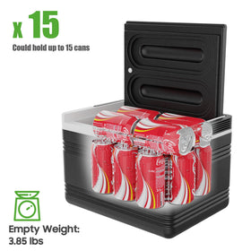 10L0L golf cart cooler packaging includes everything needed for setup and use.
