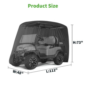 10L0L universal cart cover suits 2-4 passenger models