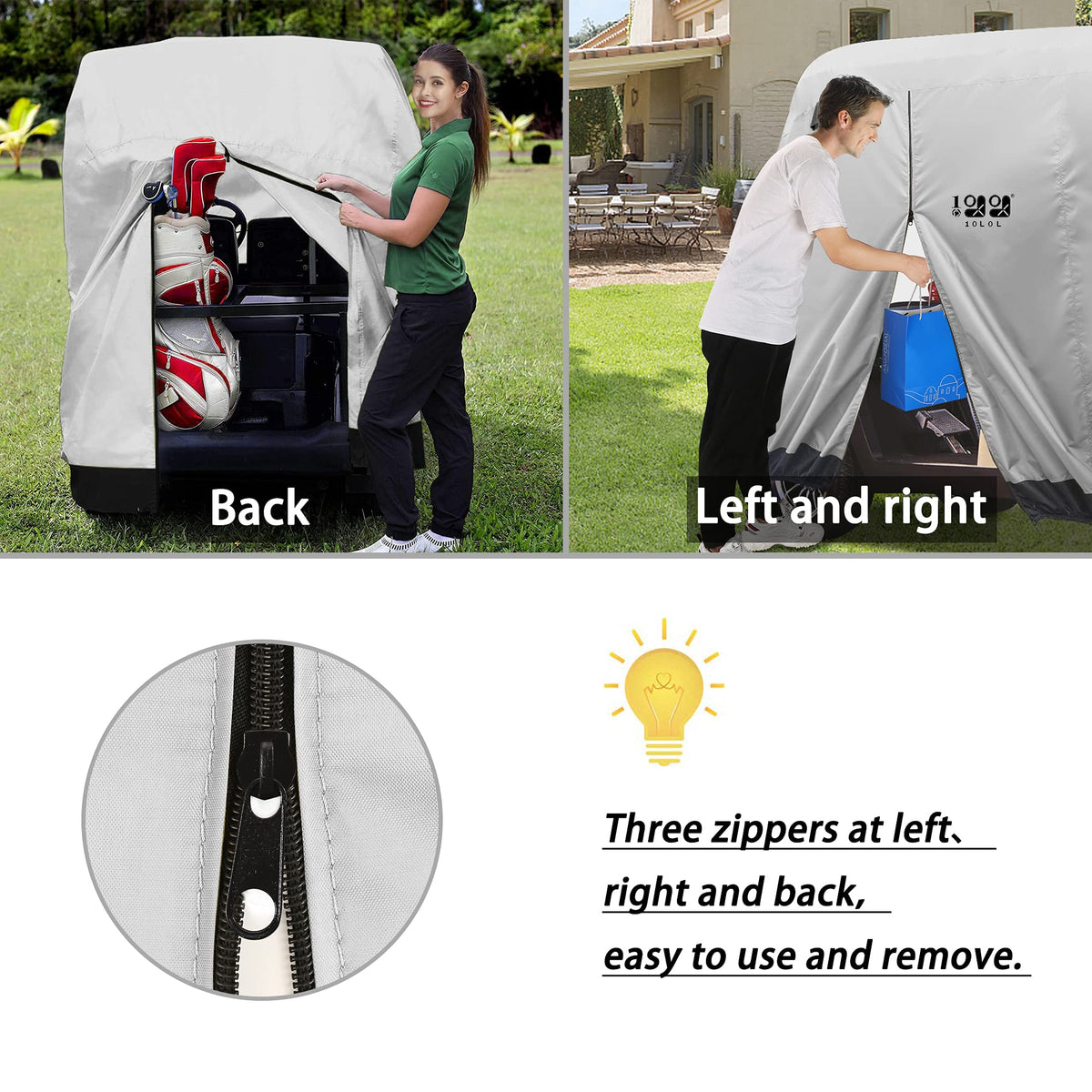 10L0L four-passenger silver cover ideal for easy parking