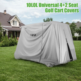 Compatible with Yamaha Drive, EZGO RXV, and Club Car Onward 4+2 carts.