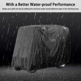 10l0l extended-roof 80inch compatibility fits 2-4 passenger carts