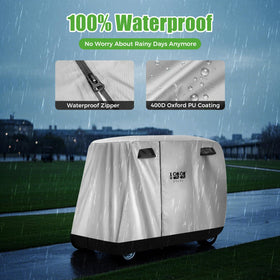 10L0L cover with three zipper doors for easy access while charging