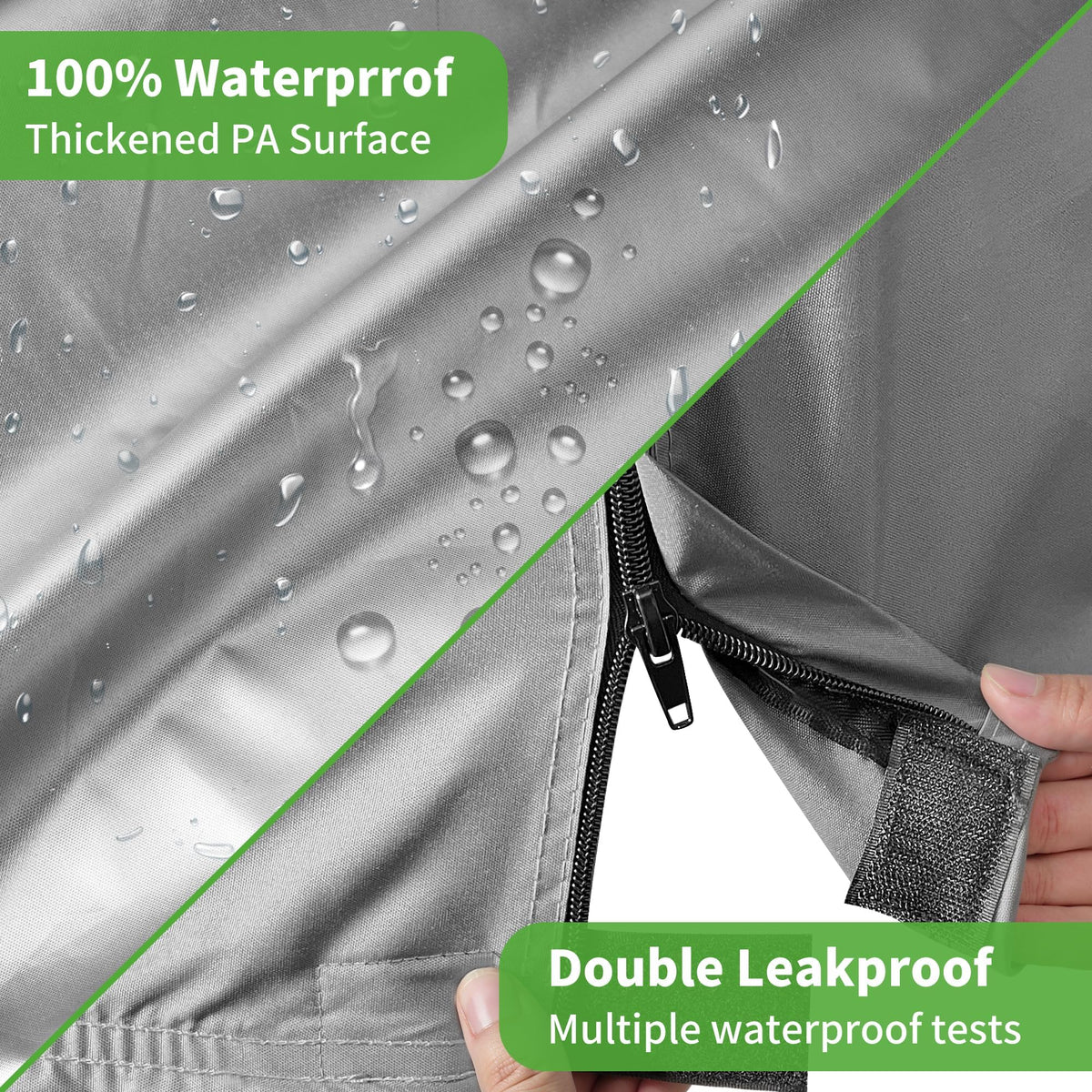 10L0L storage bag included helps neatly store the 10L0L cover when not in use.
