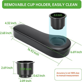Bottom hole aids easy cleaning of the 10L0L cup inserts