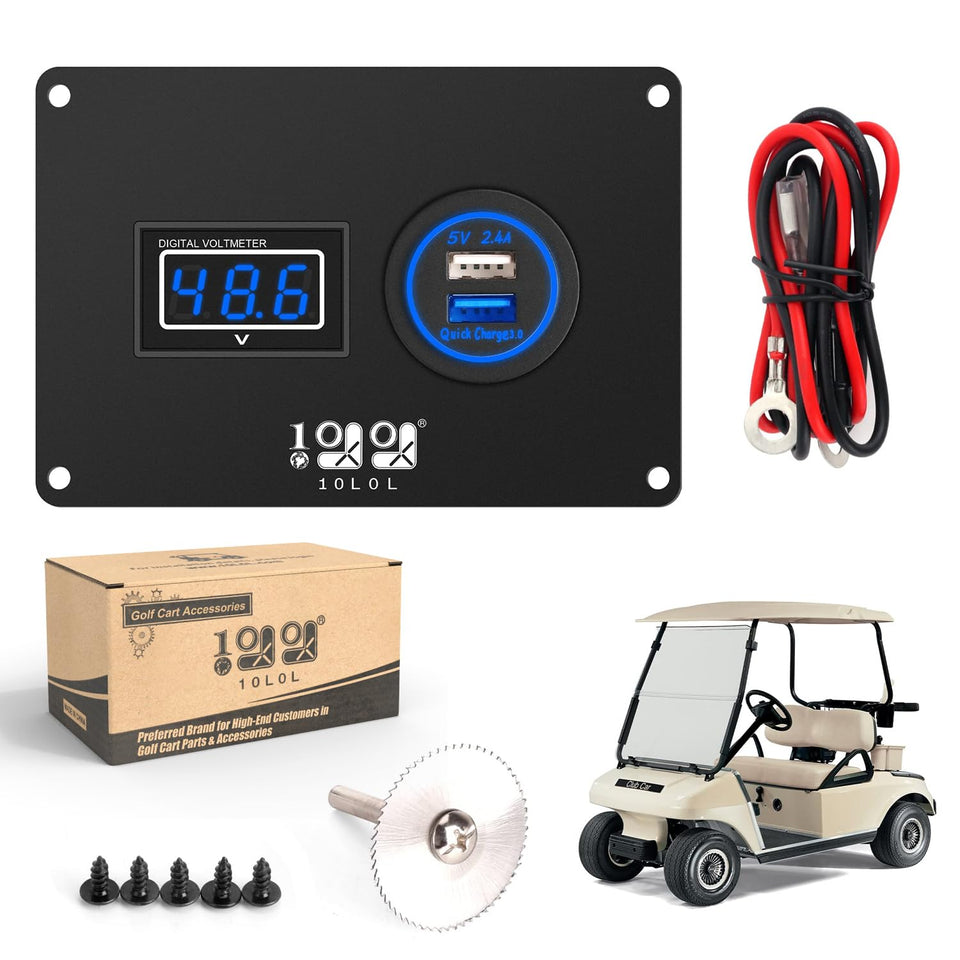 10L0L Golf Cart Dash Console Panel DS2000 Up for a clean, integrated upgrade.