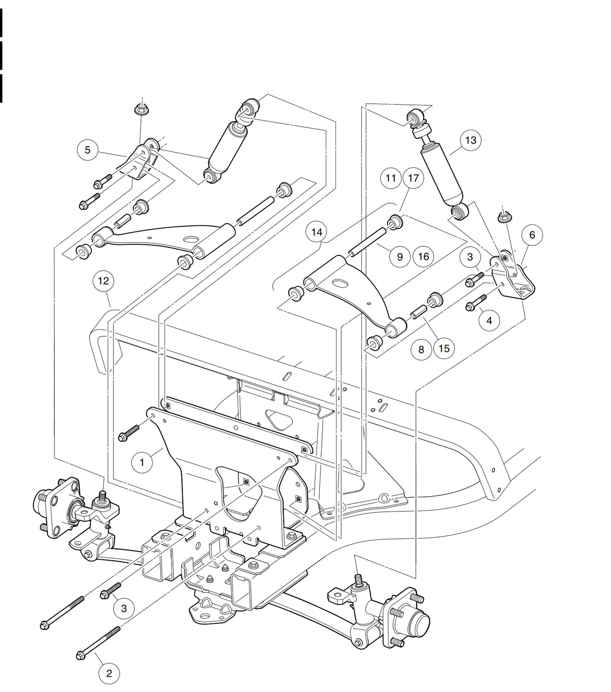 10L0L Delta A-Plate passenger-side control arm for balanced handling.
