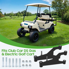 10L0L Golf cart Delta A-Plate kit showing complete assembly for quick replacement
