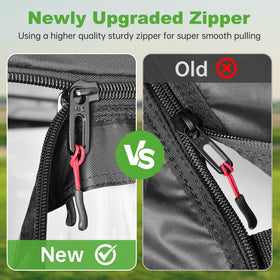 Four clear PVC windows provide maximum visibility on the 10L0L enclosure for EZGO TXT RXV