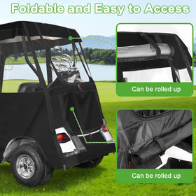 Windproof design detail of the 10L0L enclosure helps stability on breezy days