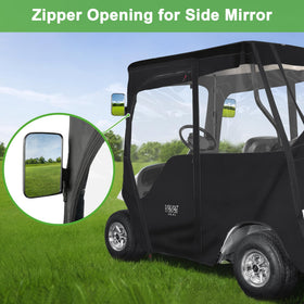 Zipper entry on the 10L0L enclosure enables quick, secure access during rides