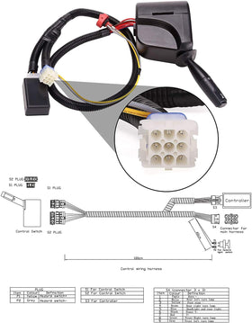 10L0L golf cart deluxe wiring harness main upgraded for easy installation