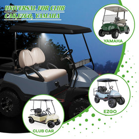 10L0L golf cart dome light white compatibility with EZGO Club Car Yamaha