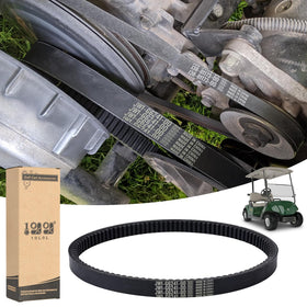 10L0L golf cart drive belt for Yamaha G29, exterior view highlighting durable construction