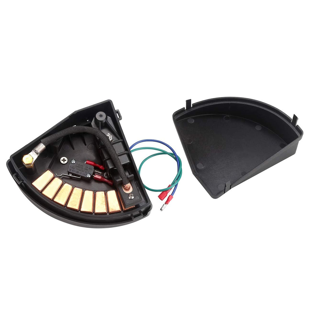 10L0L Golf cart DS 36V with wiper switch installed in use