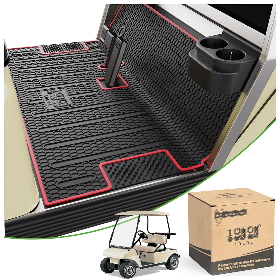10L0L Golf Cart DS Floor Mat full-coverage liner for Club Car DS 1982-2013.