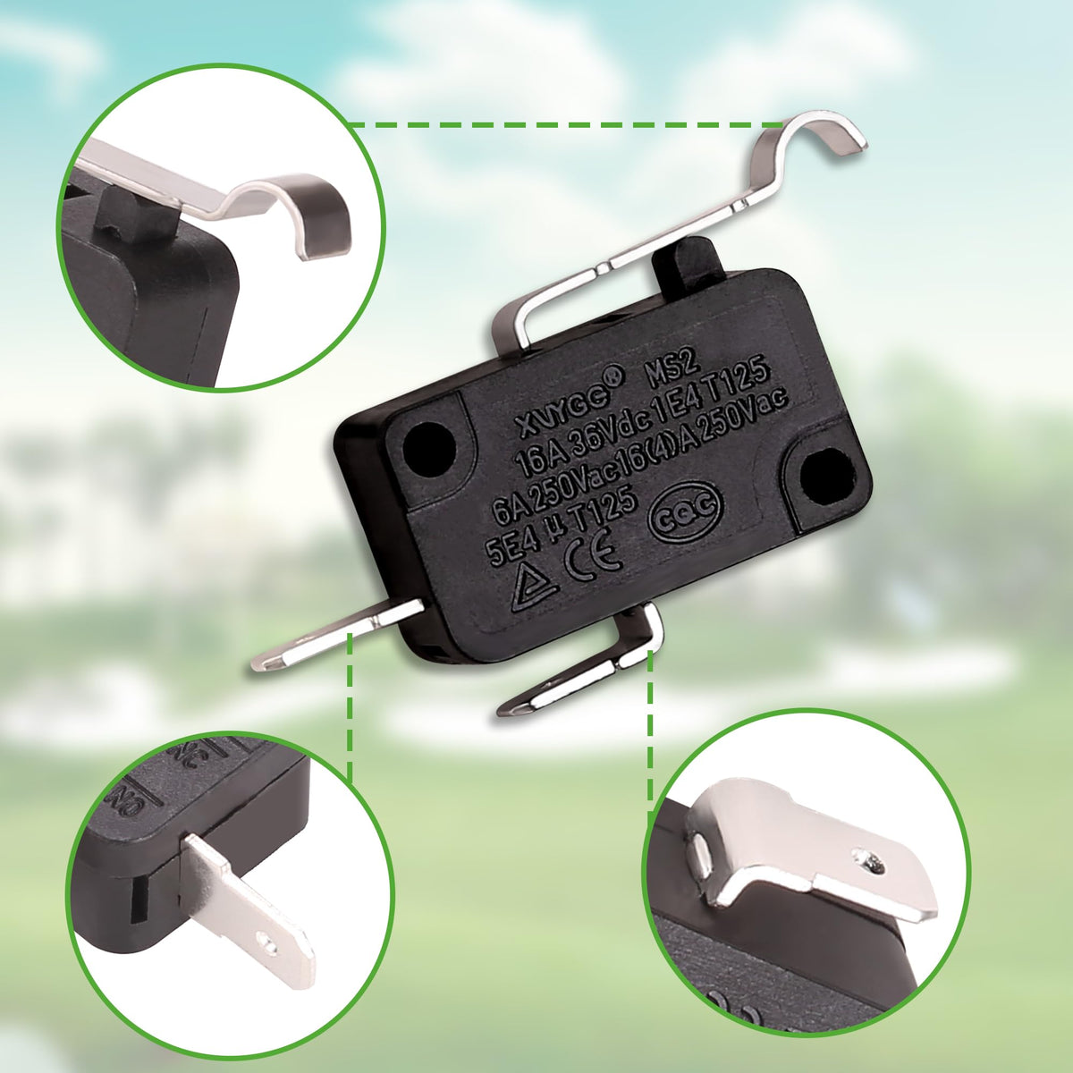 DS/Precedent compatibility micro switch from 10L0L with OEM references.