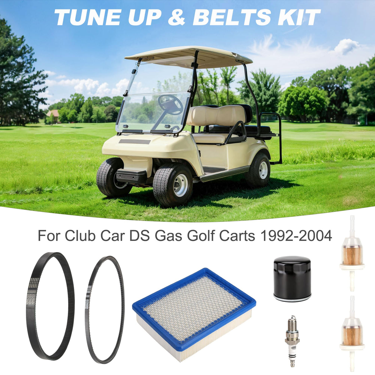 10L0L starter/generator belt helps dependable charging and engine spin-up