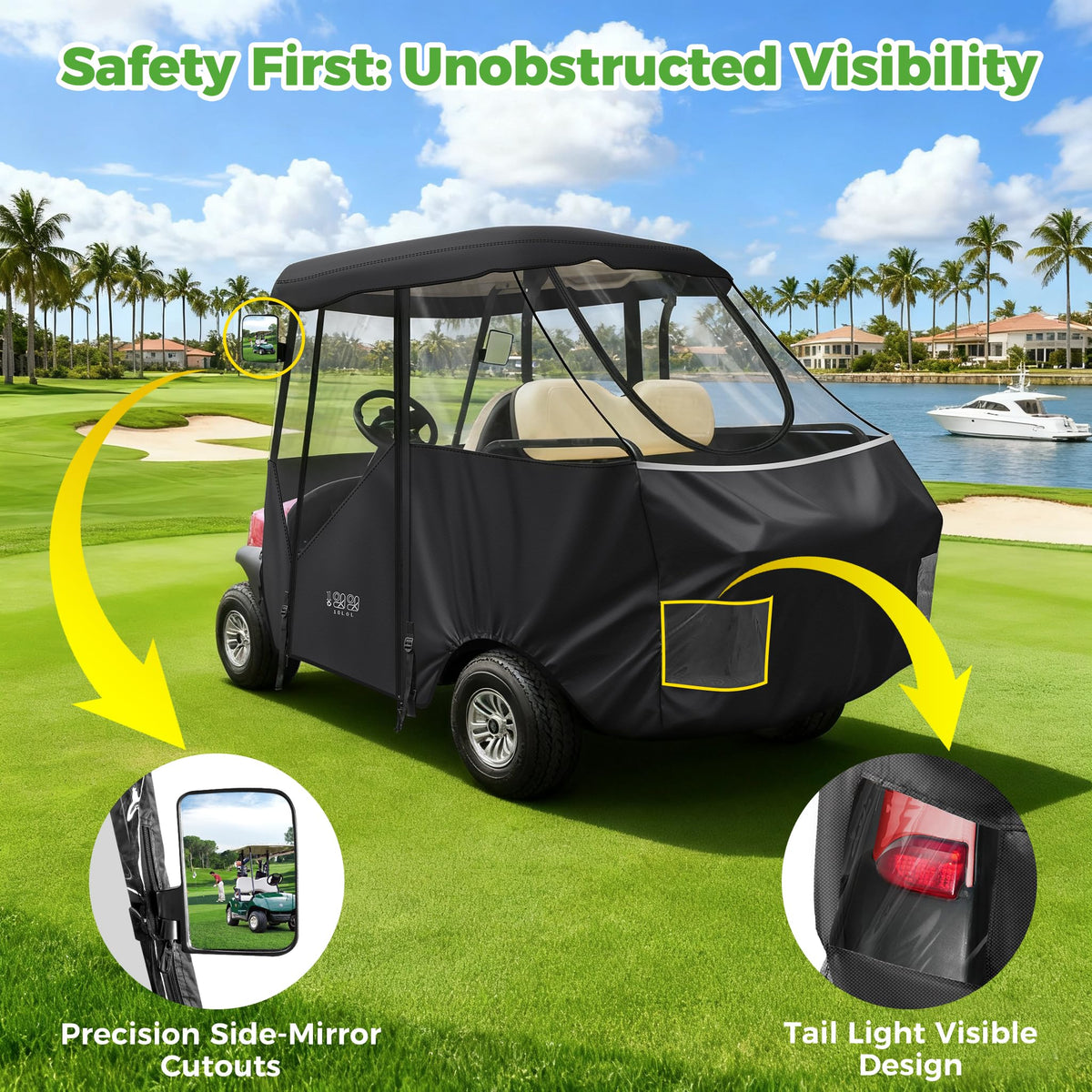 10L0L 2+2 enclosure with mirror cutouts for precise fit and safety