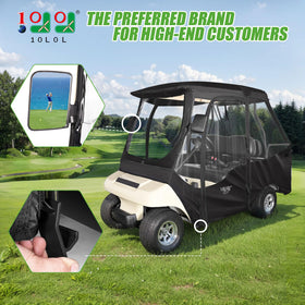 Clear four-sided windows of the 10L0L enclosure providing 360-degree visibility