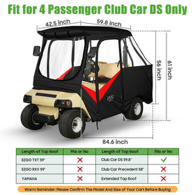 10L0L enclosure with four-sided windows provides 360-degree visibility for safety.
