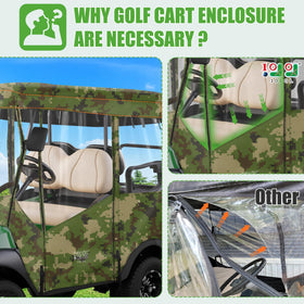 10L0L enclosure features 600D waterproof fabric to shield from rain and sun