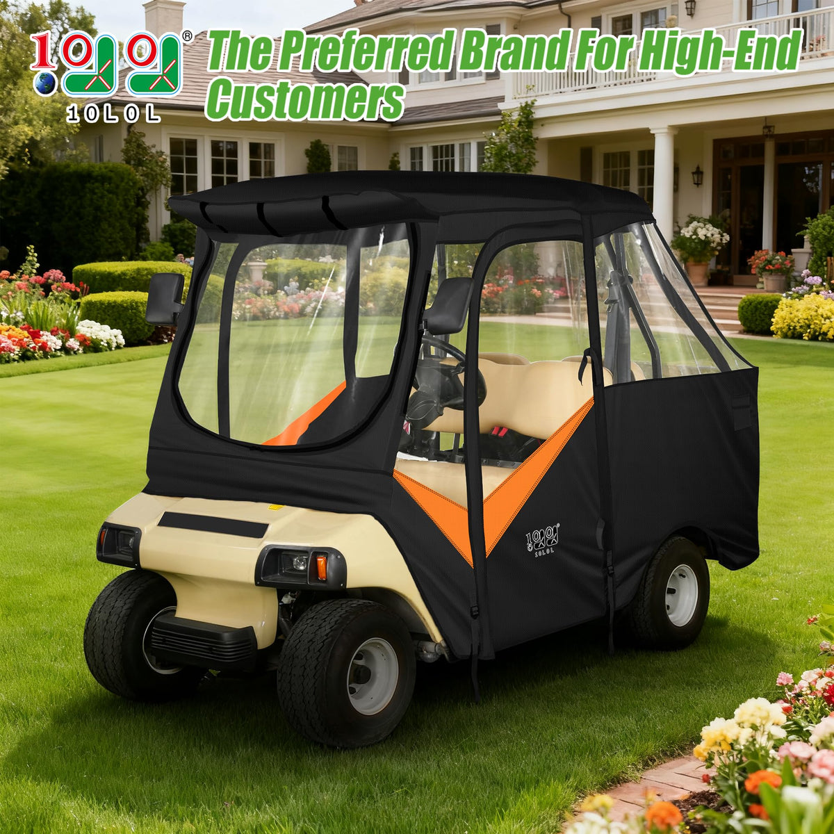 10L0L all-season enclosure protects against sun, rain, and insects.