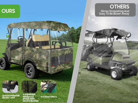 10L0L camouflage design enclosure blends with outdoor surroundings
