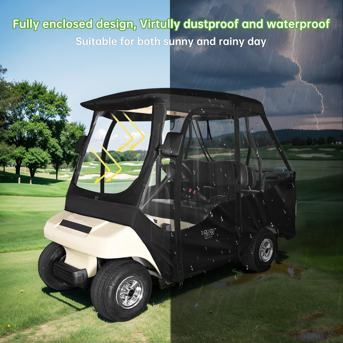 10L0L dual-zipper doors enable easy access and adjustable ventilation.