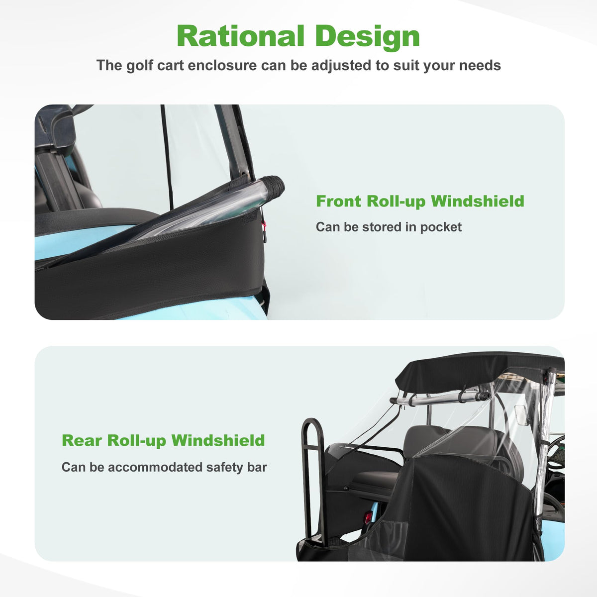 10L0L detachable front window allows quick cleaning and maintenance