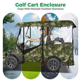 10L0L durable zipper with reinforced flap for smooth use in rain or shine.