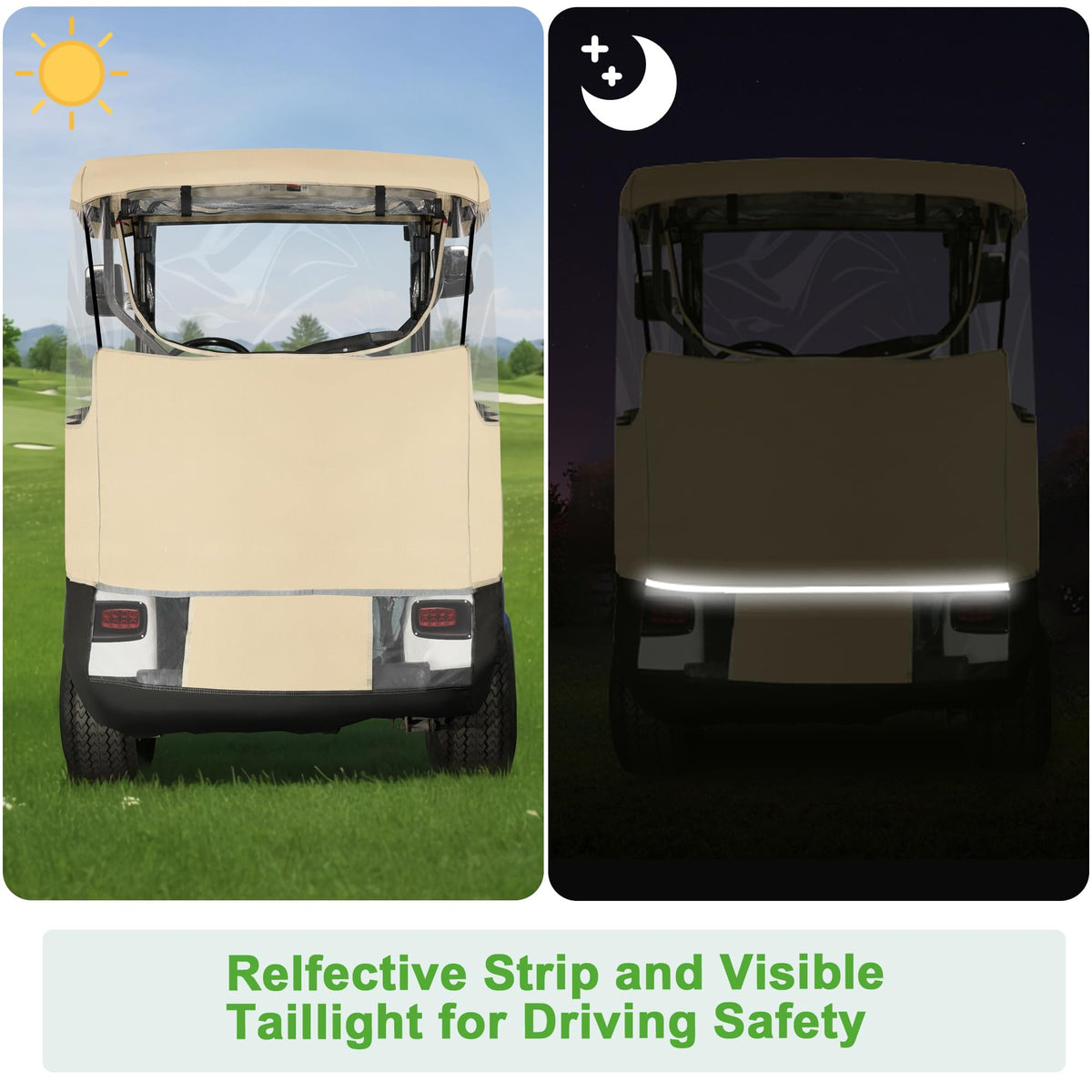 Ventilated EZGO TXT RXV enclosure keeping interior breathable