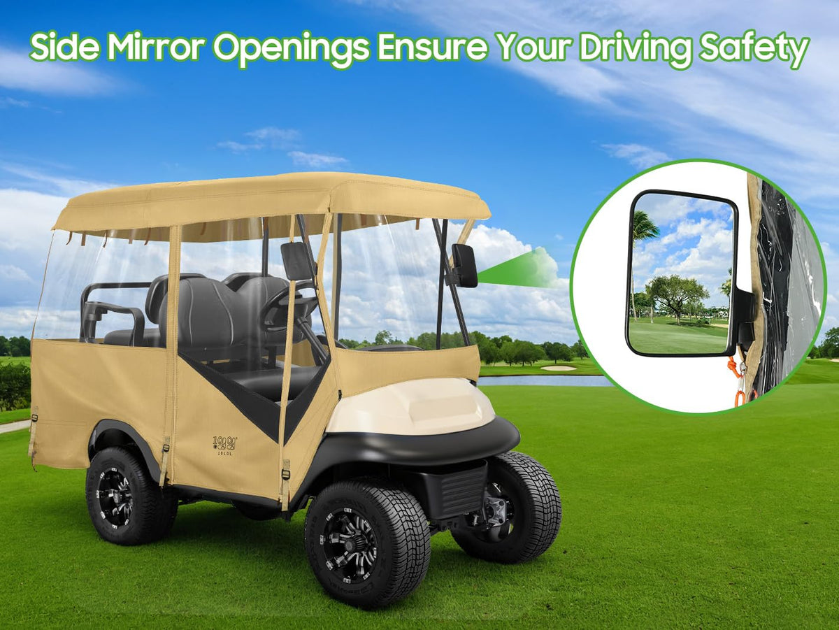 10L0L compatible with Yamaha, Club Car, Tempo, and EZGO four-seat carts.