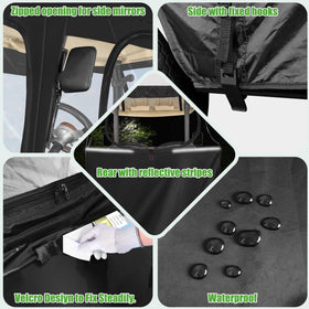 10L0L heavy-duty zippers close-up ensuring smooth operation
