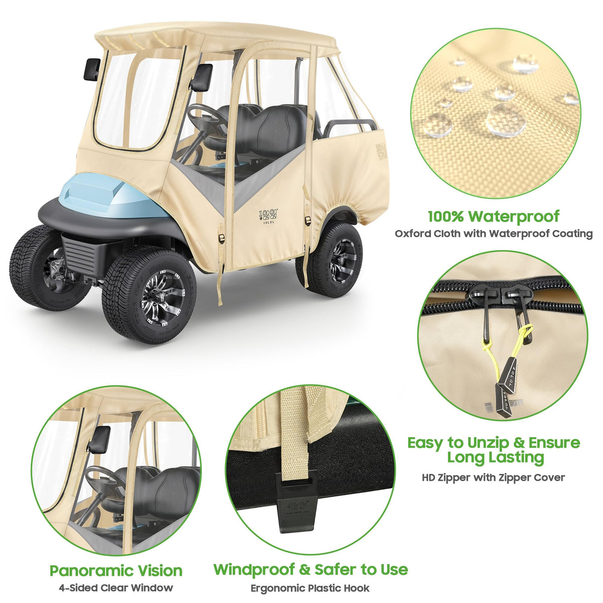 10L0L enclosure includes metal fixing hooks to resist wind