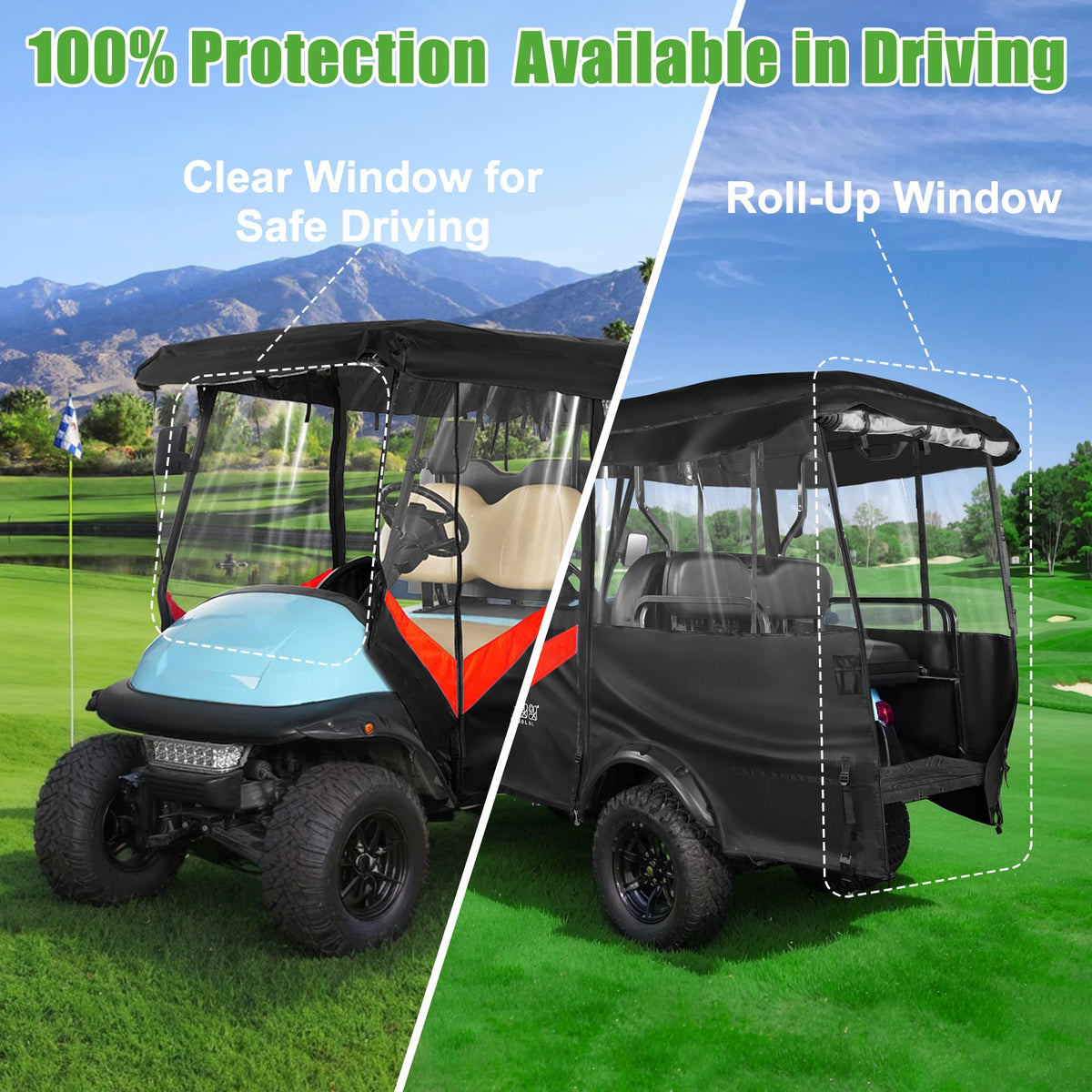 600D waterproof fabric on the 10L0L enclosure blocks rain and dust