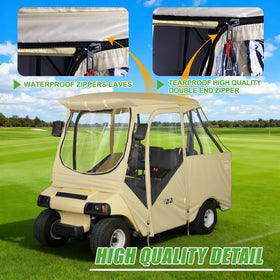 10L0L zippered doors allow easy entry and secure closure