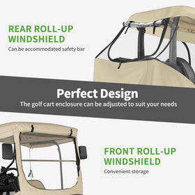 10L0L zipper mirror openings maintain visibility when enclosure is on