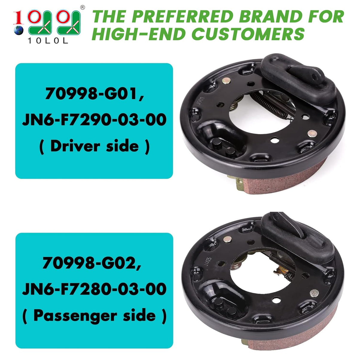 10L0L golf cart EZGO brake cluster passenger-side ensures easy replacement and smooth deceleration