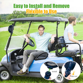 10L0L golf cart fan 56-hour runtime for extended rounds on the course