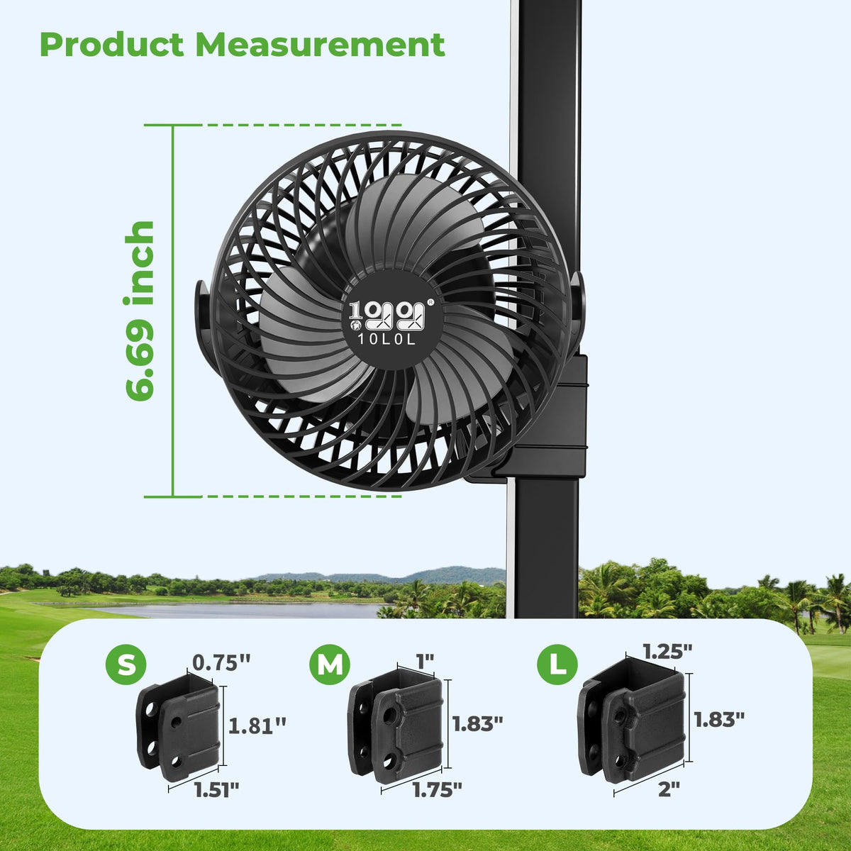 10L0L USB-powered design with long cable suits outdoor adventures.
