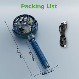 10L0L golf cart fan compact design fits under seats