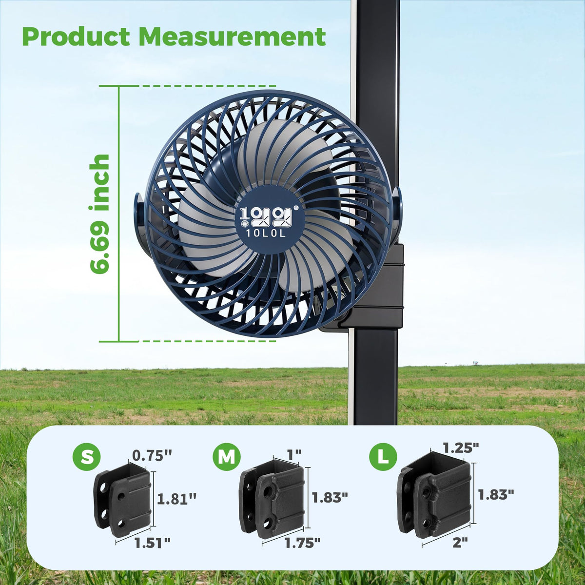 Durable, portable design that combines cooling, lighting, and charging.