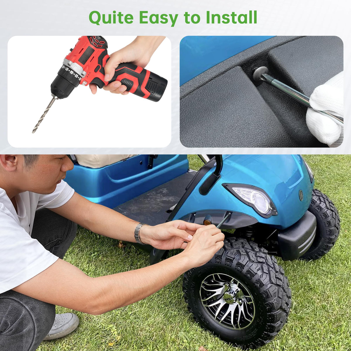 10L0L Fender flare close-up shows UV-resistant material and rugged texture.