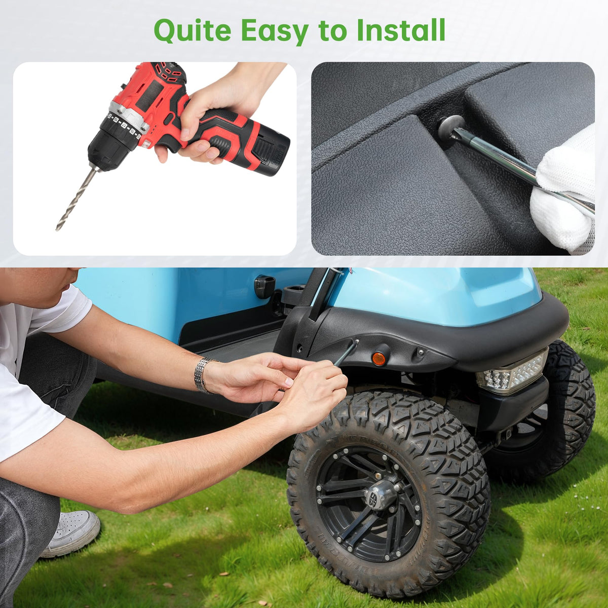 10L0L hardware-included fender flare kit for quick installation