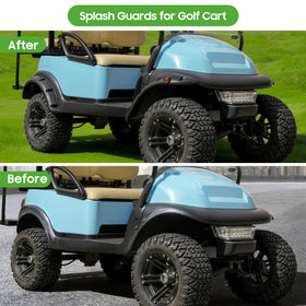 10L0L rear-right fender flare reduces spray and rocks during rides.