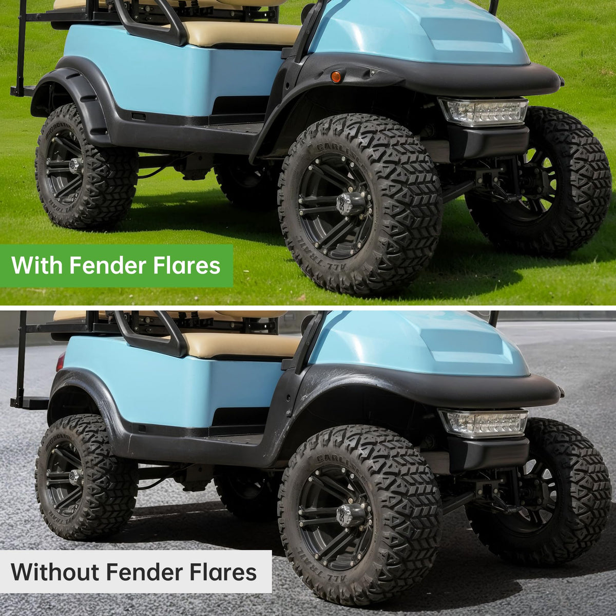 10L0L rear-right fender flare ensures side protection and style